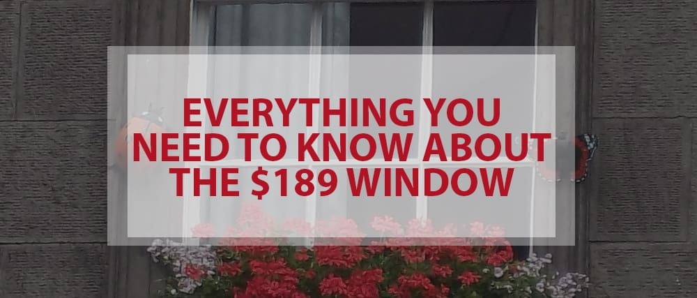 $189 Window Replacement