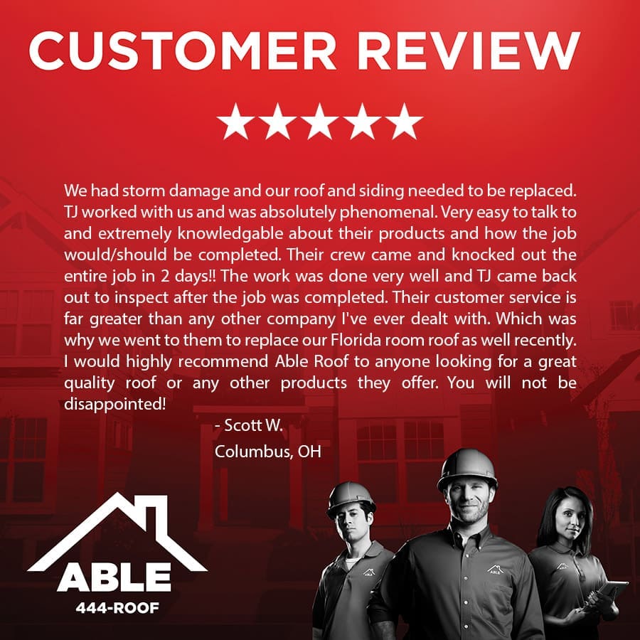 Professional Siding Installation in Columbus - Able Roofing Siding Reviews