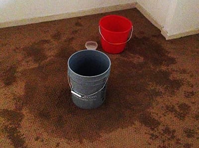 Roof leak