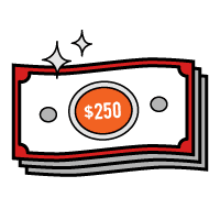 $250
