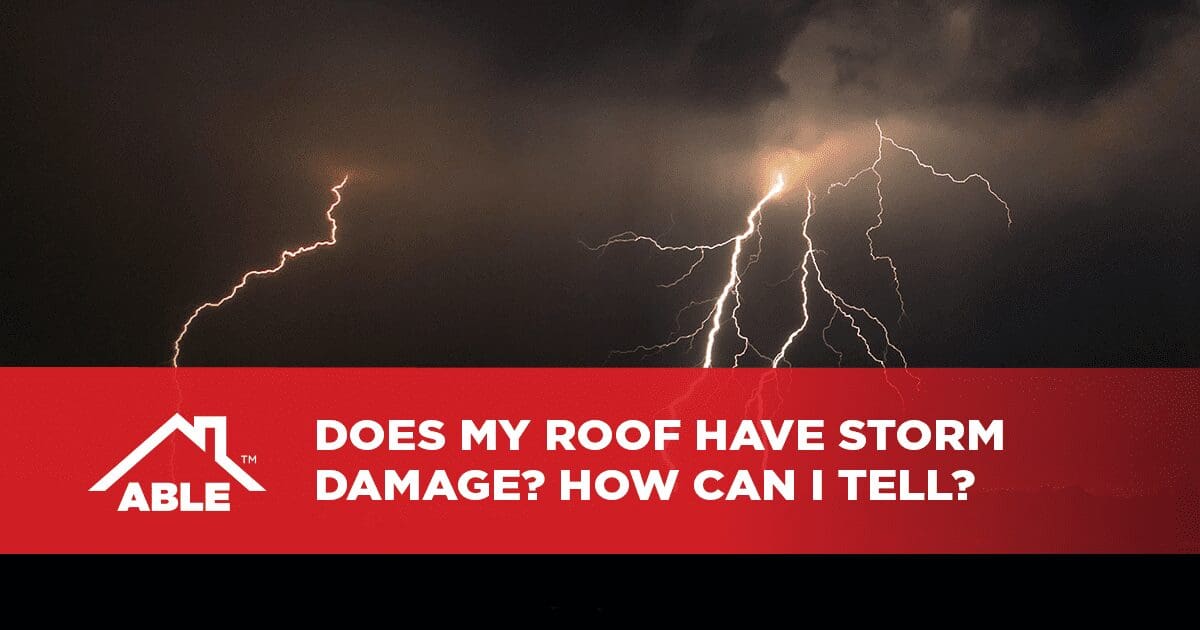 Able Storm Damage