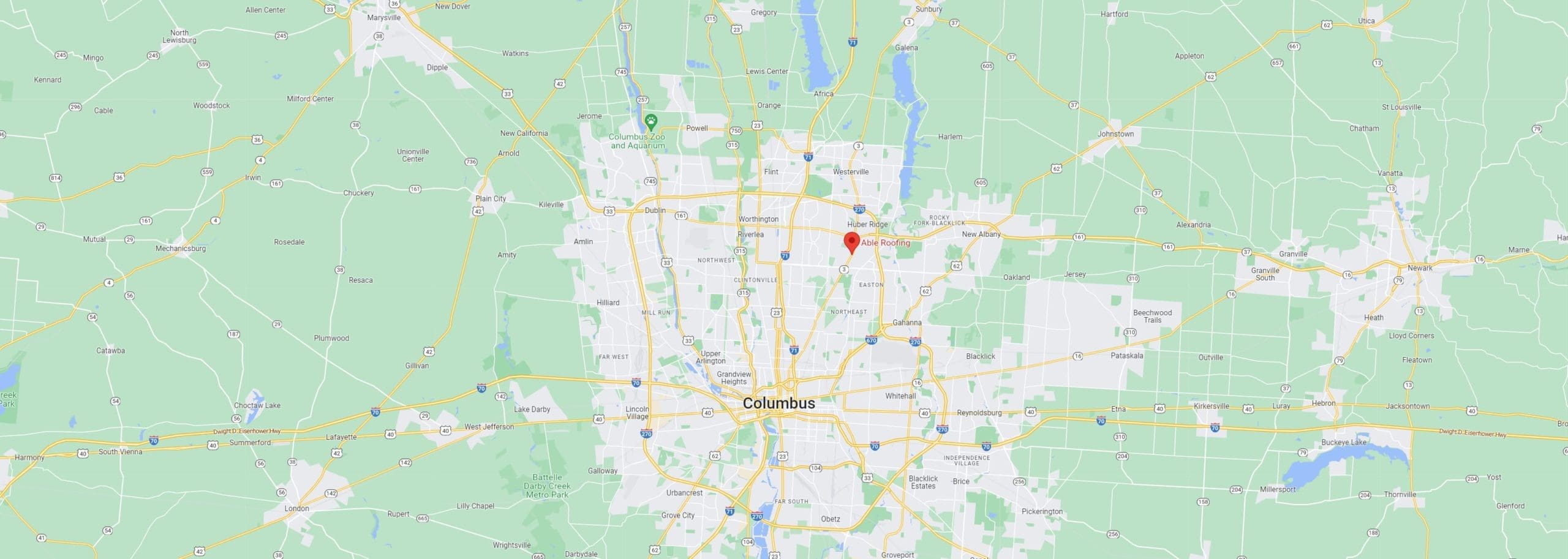 Able Roofing Service Area
